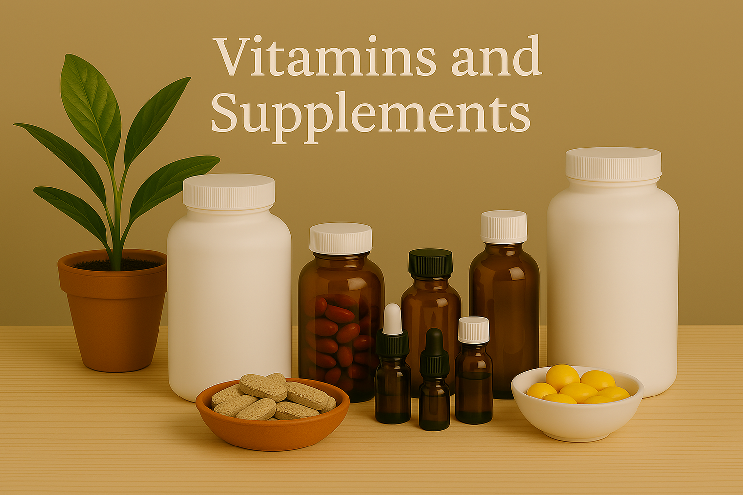 Vitamin and supplement shop